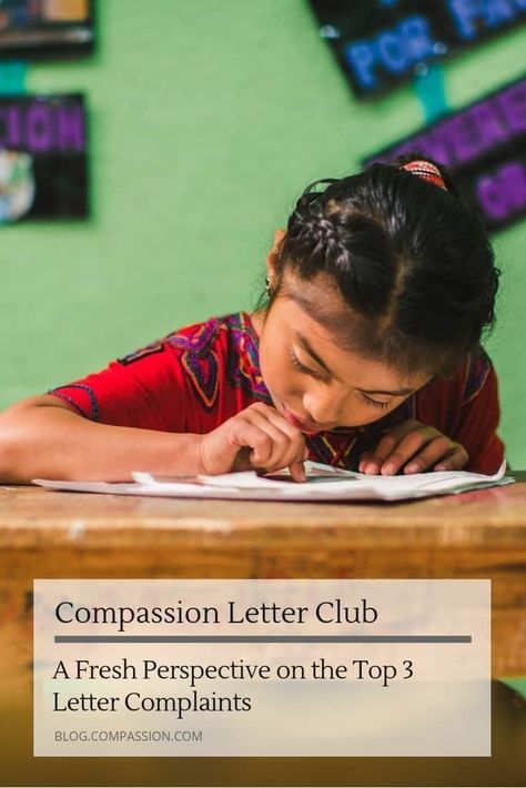 A Fresh Perspective on the Top 3 Letter Complaints | Compassion International Blog Family Resolutions, Church Outreach, Keep Writing, Compassion International, Teaching Second Grade, Words Of Love, Fresh Perspective, 3 Letter, Cool Lettering