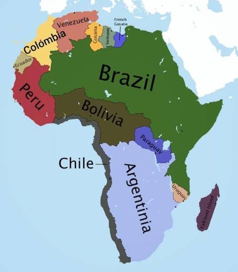 Map Of Continents, Funny Horse Videos, Visual Map, Military Photography, Imaginary Maps, Fantasy World Map, Geography Map, Country Jokes, South American Countries