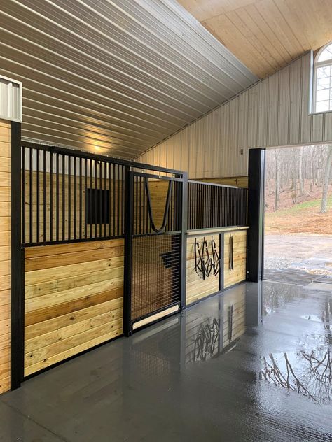 Barn Flooring Options Horse Barn Interior, Simple Horse Barns, Barn Office, Barn Hacks, Diy Horse Barn, Horse Barn Ideas Stables, Barn Builders, Barn Stalls, Classic Equine