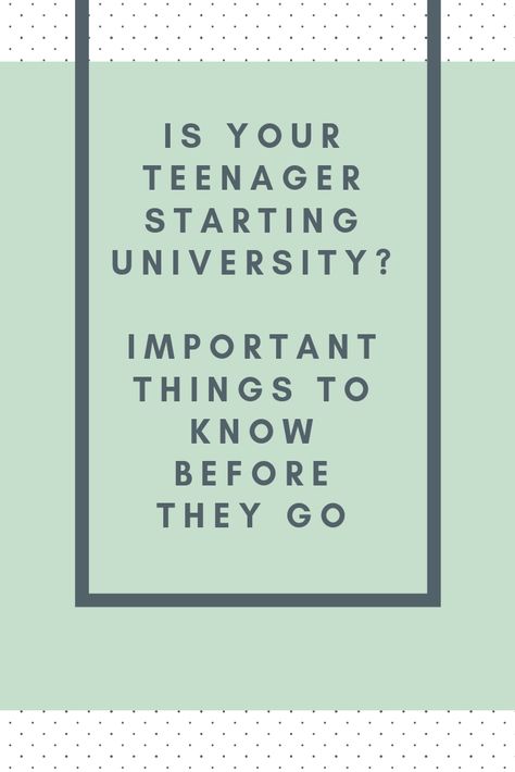 Uni Tips, Parenting Teen Boys, Starting University, Plymouth University, Student Finance, Freshers Week, Important Things To Know, Parenting Teenagers, Going To University