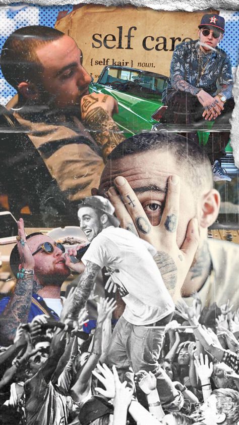 Mac Miller Aesthetic Vintage, Mac Miller Wallpaper, Mc Miller, Mac Miller Poster, Rapper Art, Rap Wallpaper, Cover Wallpaper, Hip Hop Art, Rap Aesthetic