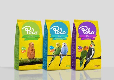 Polo on Packaging of the World - Creative Package Design Gallery Packaging Bag Design, Snacks Package, Pet Food Packaging, Parrot Food, Food Package, Pouch Design, Package Ideas, Reusable Packaging, Creative Package