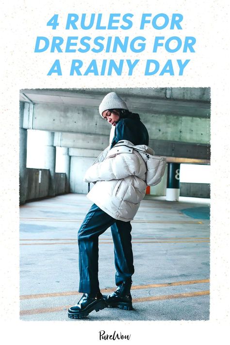 Three women who live in some of the rainiest cities in the country give us their best advice for dressing cute on rainy days. In My 40s, Cute Rain Boots, Rain Parka, Rainy City, Rainy Day Fashion, Compact Umbrella, Travel Umbrella, Three Women, On A Rainy Day