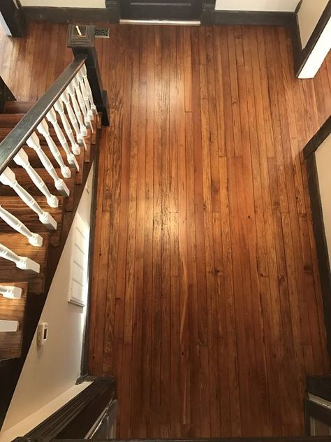 Follow The Yellow Brick Home - How To Add Historic Charm And Character To Your Home Redoing Floors, Pine Wood Floors, Carpet Removal, House Carpet, Floor Stain Colors, Wood Floor Stain Colors, Barnwood Floors, Refinish Wood Floors, Pine Wood Flooring