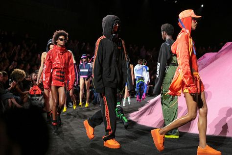 Everything You Missed at Rihanna's Delightful Fenty x Puma Fashion Show Photos | W Magazine Puma Fashion, Motocross Racer, Fenty X Puma, Rihanna Fenty, Christian Lacroix, Show Photos, Going To The Gym, Fashion Labels, Rihanna