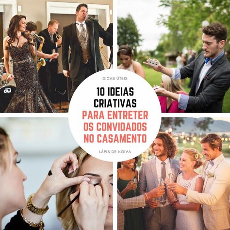 {Dicas Úteis} 10 ideias criativas para entreter os convidados no casamento | http://lapisdenoiva.com/ideias-para-entreter-os-convidados-no-casamento/ Movie Posters, Film Posters