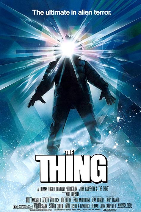 'The Thing' (1982) Movie Review The Thing Movie Poster, 80s Movie Posters, The Thing 1982, Iconic Poster, Best Movie Posters, Horror Movie Icons, Best Horror Movies, Classic Movie Posters, Horror Posters