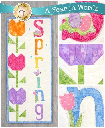 Quilted Wall Hangings Patterns, Craft Holder, Colorful Tulips, Sewing Pattern Book, Mini Quilt Patterns, Frixion Pens, Hanging Quilts, Quilting Designs Patterns, Spring Quilts