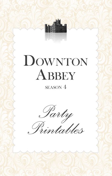 Downton Abbey Season 4 Party Printables by The Pixel Boutique Downton Abbey Party Ideas, Downtown Abbey Party, Downton Abbey Party, Downton Abbey Wedding, Downton Abbey Quotes, Watch Downton Abbey, Wordpress Tips, Gentlemans Club, Downton Abbey Fashion