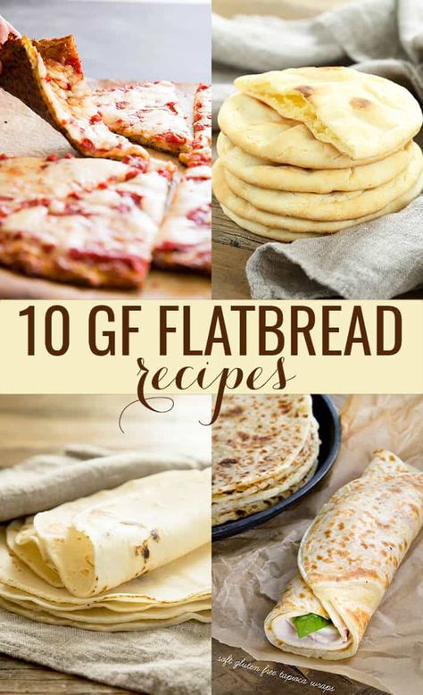 Breakfast Burritos Vegan, Gf Flatbread, Gluten Free Flatbread Recipe, Holiday Breads, Gluten Free Flatbread, Pain Sans Gluten, Lunch Wraps, Gluten Free Recipes Bread, Flatbread Recipes