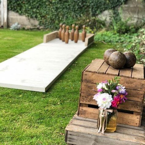 Wedding Day Lawn Games, Wood Lawn Games, Garden Games Diy, Wooden Lawn Games, Giant Lawn Games Wedding, Yard Game Wedding, Wooden Garden Games, Lawn Games Party, Garden Games Wedding