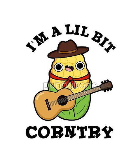 Country Puns, Farm Puns, Corn Puns, Corn Drawing, Campground Ideas, Funny Illustrations, Cute Country, Exam Motivation, Succulent Art