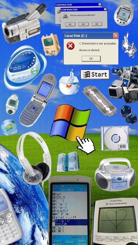 early internet/windows XP inspired wallpaper #internet #y2kfuturism Early Internet Aesthetic, Windows Xp Aesthetic, 2000s Internet, Internet Nostalgia, Early Internet, Inspired Wallpaper, It Band, Inspo Board, Internet Access