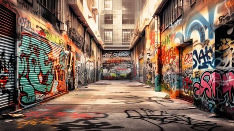 Alley Ideas, Graffiti Supplies, Graffiti Alley, Kpop Backgrounds, Graffiti Photography, Street Graffiti, Wall Background, Team 7, Graffiti Wall