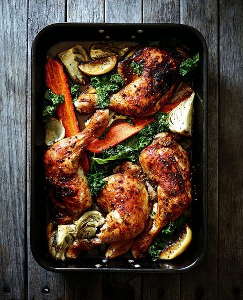 Smoked Paprika Chicken Marylands Recipe | MiNDFOOD Maryland Recipes, Chicken Maryland, Smoked Paprika Chicken, Pete Evans, Tray Bake Recipes, Paprika Chicken, Paleo Lunch, Post Workout Food, Paleo Dinner