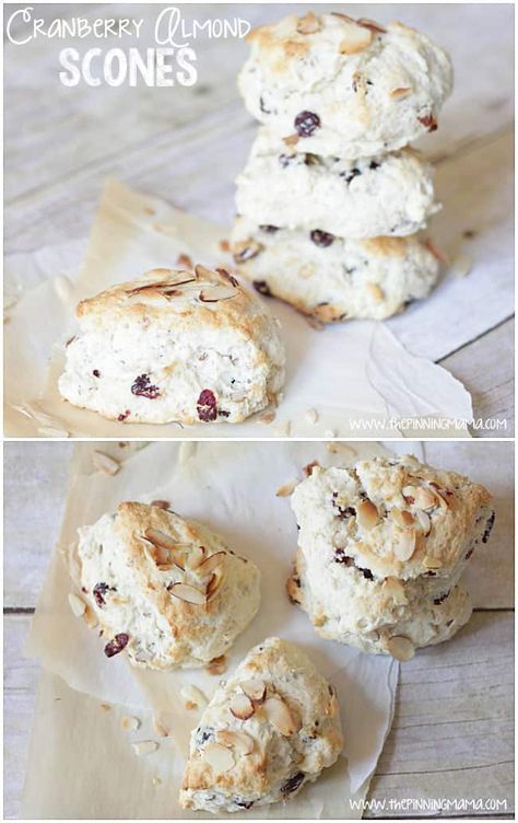 Ranch Chicken Bake, Fresh Cranberry Muffins, Almond Scones, The Pinning Mama, Cream Cheese Breakfast, Bacon Ranch Chicken, Cranberry Muffins, Cranberry Almond, Cranberry Sauce Recipe