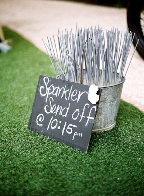 Fun way to send the bride and groom off after reception.. It will be dark enough in September Rustic Wedding Decorations, Sparkler Send Off, Boda Mexicana, Wedding Sparklers, Diy Wedding Decorations, Ceremony Decorations, Romantic Weddings, Here Comes The Bride, Simple Weddings