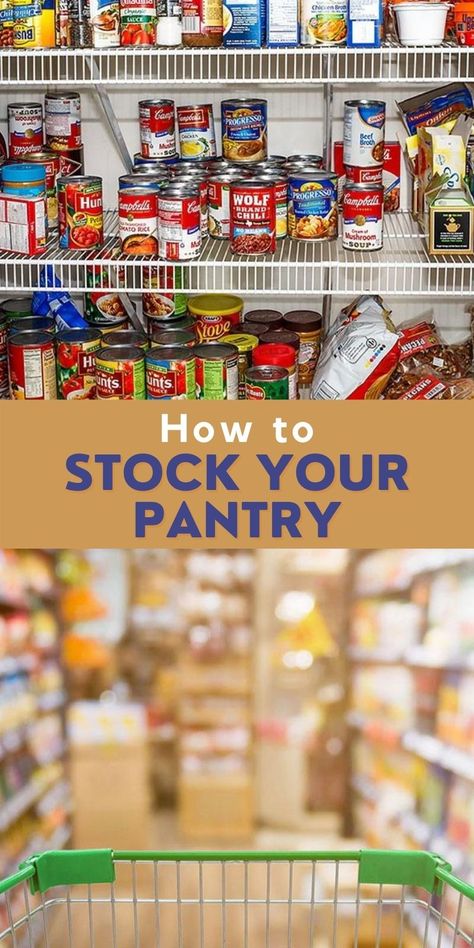 Stock Pantry, Chef Pantry, Stocking Pantry, Pantry Stock, Stocked Pantry, Food Shelf Life, Stock Your Pantry, Food Shelf, Waste Time