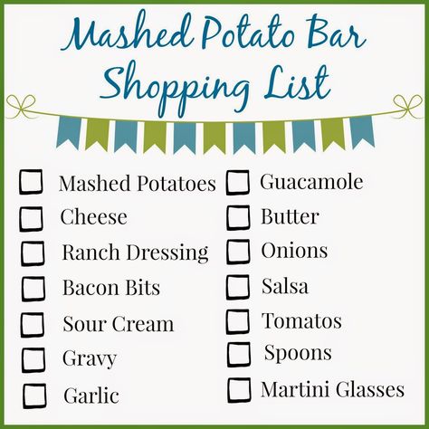 TasteTheSeason with Kraft products.  Holiday party ideas.  Mashed Potato Bar.  Mashed Potato Bar Printable Table Tents.  Mashed Potatoes in a Martini Glass. Baby Food Ideas, Mashed Potato Bar, Baked Potato Bar, Cheese Table, Holiday Party Ideas, Potato Bar, Reception Food, Table Tents, Food Stations