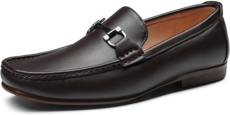 Amazon.com | Bruno Marc Men's Henry-1 Dress Loafers Slip On Casual Driving Shoes for Men Tan/Henry-1 Size 9.5 M US | Loafers & Slip-Ons Mens Driving Loafers, Mens Dress Loafers, Construction Business, Dress Loafers, Driving Loafers, Casual Loafers, Driving Shoes, Leather Fabric, Leather Cover