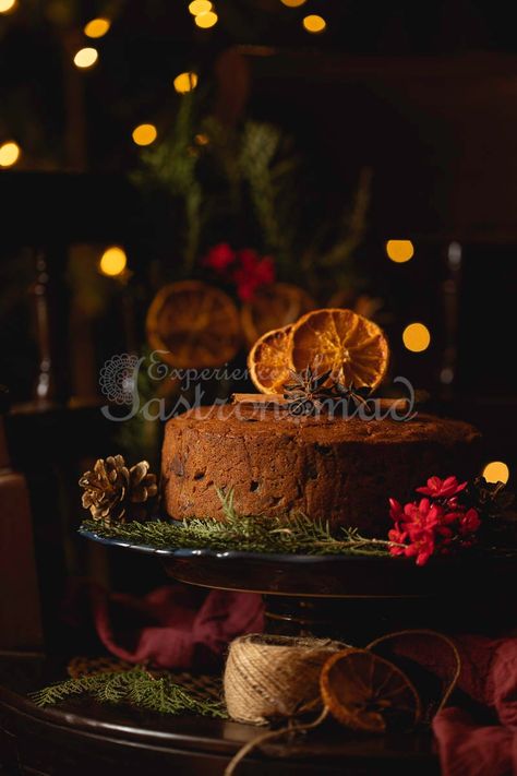 No Christmas is complete without that sinful plum cake. With a decadent overload of rum-soaked fruits. Rich and moist, my plum cake guarantees an explosion of flavours that shall return you to childhood. Enjoy !!!! Christmas Plum Cake Photography, Plum Cake Photography, Christmas Plum Cake, Christmas Food Photography, Dried Prunes, Christmas Roast, Fruit Cake Christmas, Christmas Fruit, Plum Cake