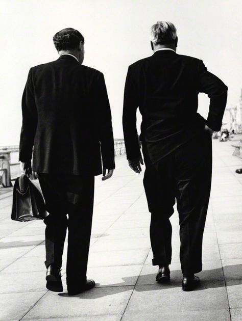 Naylor Gaitskell and Aneurin Bevan at a Labour Party Conference, bromide print, 1957 - Jane Bown. Jane Bown, Labour, Art Photography, Normcore, Photography, Fictional Characters, Art