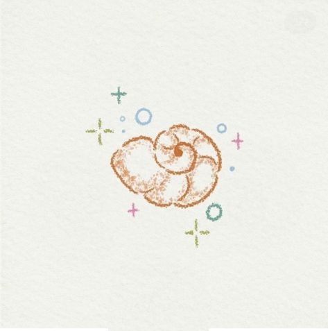 Cute Sea Animals Drawing Kawaii, Ocean Doodles Aesthetic, Ocean Doodles Simple, Cute Ocean Drawings, Ocean Doodles, Seashell Drawing, Ocean Drawing, Drawing Lessons For Kids, Cute Tiny Tattoos