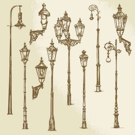 38,011 Lamp Post Stock Photos and Images - 123RF Narnia Lamp Post, Lamp Tattoo, Victorian Street, Light Tattoo, Victorian Lamps, Lamp Posts, Traditional Tattoo Art, Tattoo Portfolio, Old Street