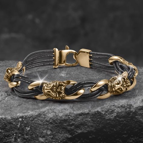 Lion head bracelet