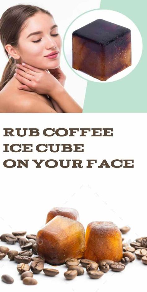 How to Make Coffee Ice Cubes For Youthful and Glowing Skin Coffee Ice Cubes For Face, Tumeric Ice Cubes For Face, Ice Cube Recipes For Face, Thyme Ice Cubes For Skin, Ice Cubes For Face Skin Care, Ice Pack For Face, Ice On Face, Ice Face Mask, Diy Activated Charcoal