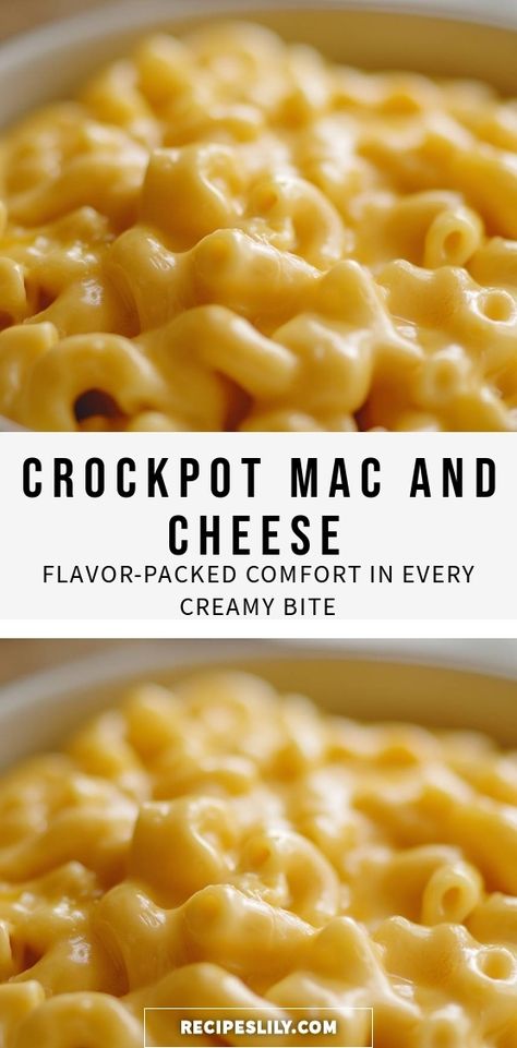 Dive into my deliciously creamy crockpot mac and cheese! This recipe is a game-changer for comfort food lovers. With every flavor-packed bite, you’ll experience the joy of perfectly cooked pasta enveloped in rich, cheesy goodness. Set it in the crockpot and let it do the work while you enjoy moments with your loved ones! Chrissy Teigen Recipes Mac And Cheese, Creamiest Crockpot Mac And Cheese, Easy Mac And Cheese Crockpot Recipes, Dump And Go Crockpot Mac And Cheese, Gluten Free Slow Cooker Mac And Cheese, Easy Crockpot Mac And Cheese Recipe With Evaporated Milk, Crockpot Velveeta Mac And Cheese Recipe, Quick Crockpot Mac And Cheese, Crockpot Mac And Cheese Recipe Thanksgiving