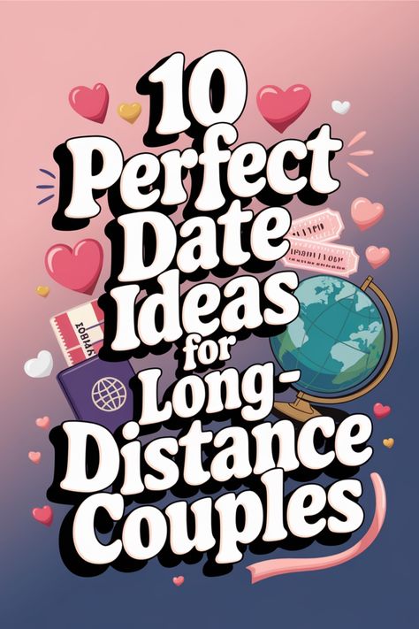 Discover 10 perfect date ideas for long-distance couples to stay connected and have fun together. From virtual movie nights and online cooking classes to sending surprise care packages, these creative activities will bring you closer no matter the distance. Keep the spark alive and make memories that will strengthen your relationship even when you're miles apart. And remember, love knows no distance! Long Distance Relationship Dates Ideas, Date Night Ideas Long Distance, Long Distance Relationship Dates, Ldr Date Ideas, Online Date Ideas Long Distance, Long Distance Relationship Pic Ideas, Long Distance Relationship Ideas, Perfect Date Ideas, Long Distance Date Ideas