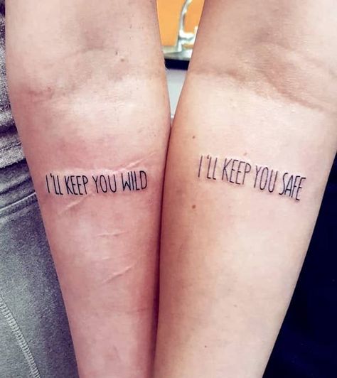 Cute Sibling Tattoos Brother And Sister, Sibling Tattoo For 2 Sisters, Brother And Sister Tattoo Ideas Quotes, Non Matching Sister Tattoos, Meaningful Brother Tattoo, Maching Tattoos Siblings, Sibling Tattoos For Two Sisters, Sibling Tattoos For Brothers, Older And Younger Sister Tattoos