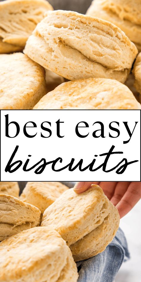 This Biscuits recipe is the ultimate guide to making the perfect flaky, fluffy biscuits from scratch. Make them with basic ingredients using our PRO tips for the BEST buttermilk biscuits you've ever baked! Recipe from thebusybaker.ca! #biscuits #biscuitsrecipe #buttermilkbiscuits #easybiscuits #Homemadebiscuits #biscuitrecipe #biscuitsrecipe #biscuitsandgravy #breakfast #buns #rolls #pastry #baking via @busybakerblog Baking Soda Biscuits Recipes, Basic Biscuit Recipe, Tea Biscuits Recipes, Soda Biscuit Recipe, Biscuit Recipe Easy, Quick Biscuit Recipe, Best Buttermilk Biscuits, Best Homemade Biscuits, Breakfast Buns