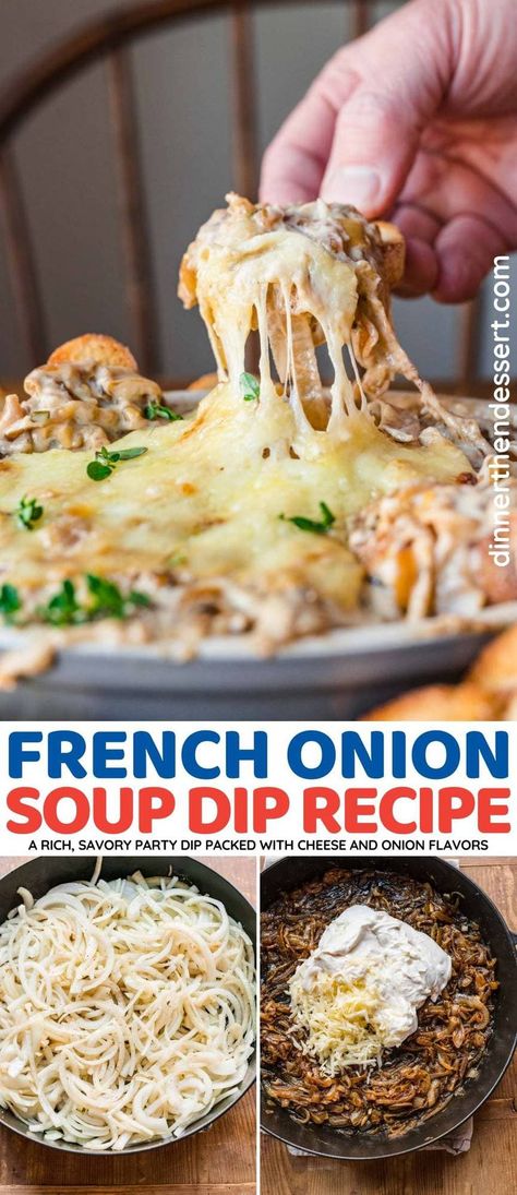 French Bread Bowl Recipe, French Onion Soup Dip Recipe, French Onion Soup Dip, French Onion Soup Cheese, Onion Soup Dip, Onion Appetizers, Onion Soup Mix Recipe, Crusty French Bread, Bread Bowl Recipe