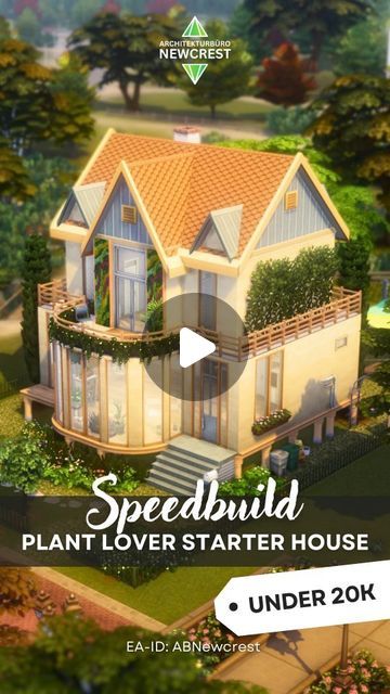 ABNewcrest | Sims 4 Builds on Instagram: "New Sims 4 starter home for under 20.000$! 💚  #simsstarter #simstagram #sims4 #housedesign #TheSims4" Sims 4 Houses Starter Home, Sims 4 Starter Home Small Houses, Sims 4 Small Starter Home, Sims 4 Base Game Starter House, Sims 4 Cc Starter Home, Starter House Sims 4, The Sims 4 Starter Home, Sims 4 Starter Home No Cc, Sims 4 Starter Home