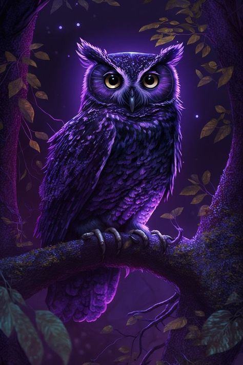 Fantasy Owl Art, Owl Wallpaper Iphone, Colorful Owl Tattoo, Realistic Owl Tattoo, Bird Background, Evolutionary Art, Owl Background, Cute Owls Wallpaper, Native Artwork