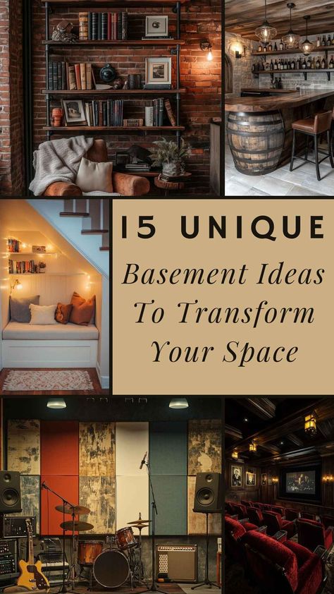 Transforming your basement into a vibrant and usable space can greatly enhance your home. Often overlooked, basements hold the potential for creative and Basement Workroom Ideas, Basement Area Ideas, Basement Boiler Room Ideas, Decorate Basement Ideas, Basement Bookshelf Ideas, Eclectic Basement Design Ideas, Basement Organization Ideas Unfinished, Easy Basement Makeover, Finished Basement Ideas Layout