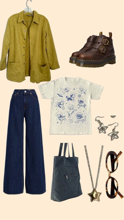 Queer fall vintage outfit Vintage Indie Outfits, Queer Vintage, Queer Outfits, Clothing Studio, Fall Vintage, Vintage Outfit, Chill Outfits, Vintage Fall, Outfit Inspiration Fall