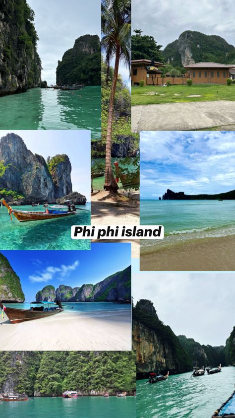 The scenery and view that you get when you visit phi phi island Dream Vision Board, Phi Phi Island, Backpacking Travel, Backpacking, Thailand