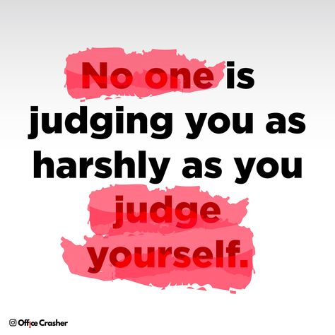 No one is judging you as harshly as you judge yourself. ❤️LIKE IF YOU AGREE❤️ . The people that judge you are they your friends or foes? . Really stop to think about it for a sec. . ❤️ "No one is judging you as harshly as you judge yourself."❤️ . #selflove#motivation#entrepreneur #mindset #2021goals No One Really Cares, Selflove Motivation, Judgement Day, Lee Miller, Entrepreneur Mindset, Judge Me, Think About It, Self Love, Positive Quotes