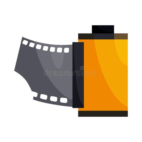 Camera film roll icon, cartoon style stock illustration Camera Film Roll, Film Cartoon, Icon Style, Film Roll, Camera Film, Illustration Style, Electronics Design, Background Illustration, Styled Stock