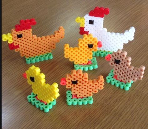 Perler Bead Designs, Hamma Beads Ideas, Perler Creations, Melty Bead Patterns, Easy Perler Beads Ideas, 3d Perler Bead, Art Perle, Fusion Beads, Hama Beads Design