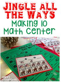 Happy Little Kindergarten: Christmas Math & Literacy Centers Christmas In Kindergarten, Hanukkah Kindergarten, Christmas Literacy Centers, Kindergarten Christmas Activities, Christmas Literacy, Kindergarten Christmas, Christmas Centers, Kindergarten Themes, Alphabet Phonics