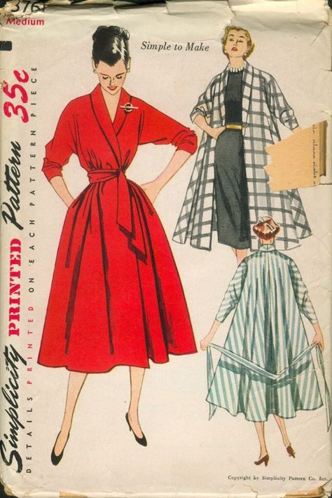 Fun Dresses, Pioneer Village, Simplicity Patterns Dresses, Patron Vintage, Mode Retro, Classy Vintage, Vintage Dress Patterns, Moda Retro, Motif Vintage