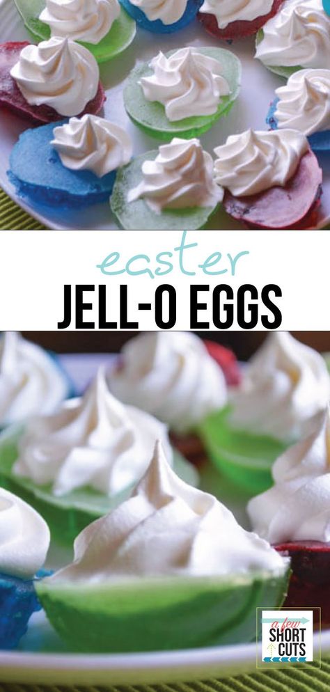 A super fun Easter treat to make with the kids. They will put a little wiggle in their step. Check out this yummy Easter Jell-o eggs recipe Baked Easter Ham, Easter Jello, Jello Easter Eggs, Ham Bake, Jello Eggs, Jello Pudding Recipes, Easter Potluck, Easter Bake, Easter Hosting