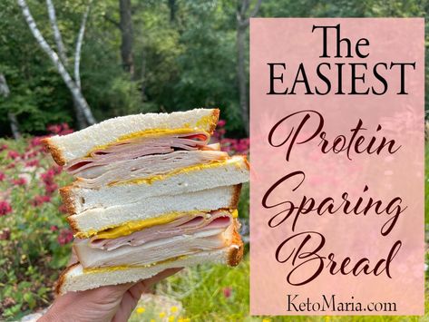 The EASIEST Protein Sparing Bread Psmf Recipes Maria Emmerich, Keto Adapted Maria Emmerich Recipes, Sparing Bread, Protein Sparing Tortilla, Psmf Recipes, Psmf Bread, Honey Treats, Protein Sparing Bread, Paleo Staples