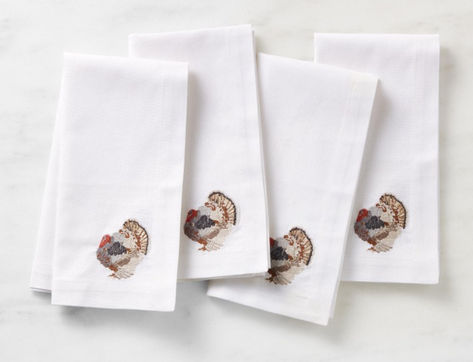 CLICK THE PHOTO TO SHOP || Thanksgiving turkey napkins, holiday tabletop decor, Plymouth Bird embroidery napkins #LTKHoliday #LTKSeasonal #LTKhome Thanksgiving Tabletop Decor, Entertaining Table Settings, Thanksgiving Appetizer, Embroidery Napkins, Place Settings Thanksgiving, Plaid Napkins, Thanksgiving Napkins, Embroidered Table Runner, Table Setting Inspiration