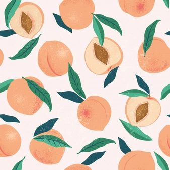 Angelinabambina | Freepik Hand Drawn Pattern, Fruit Design, Free Vector Art, Canvas Home, Vintage Graphics, Banksy, Green Orange, Peaches, Background Patterns