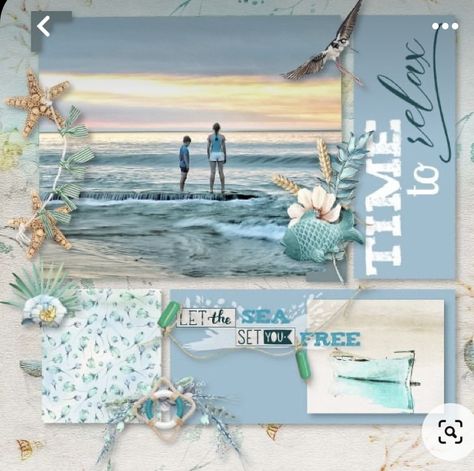 Cruise Scrapbook Pages, Summer Scrapbook Layouts, Beach Scrapbook Layouts, Scrapbooking Layouts Travel, 2 Template, Wedding Scrapbooking Layouts, Cruise Scrapbook, Travel Scrapbook Pages, Scrapbook Pictures